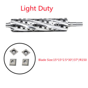 helical spiral cutter head