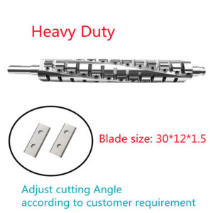 helical spiral cutter head