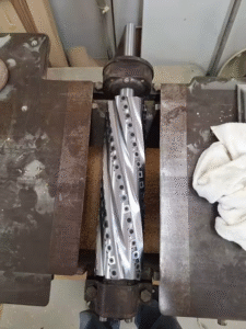 helical spiral cutter head