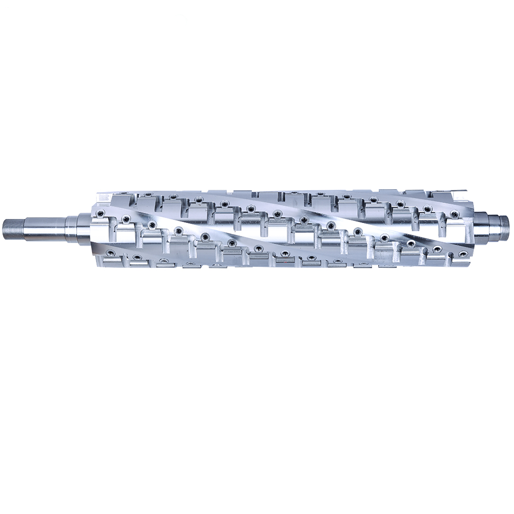 Wood Timber Carpentry Workshop Thicknesser Machinery Parts Steel Spiral Cutterhead Woodworking Jointer Helical Cutter Head 3Obrázok Wood Timber Carpentry Workshop Thicknesser Machinery Parts Steel Spiral Cutterhead Woodworking Jointer Helical Cutter Head - Image 3