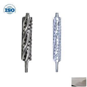 Wood Workshop Roller Industrial Thicknesser Parts Cutterhead Steel Woodworking Helical Spiral Cutter Head for Carpentry