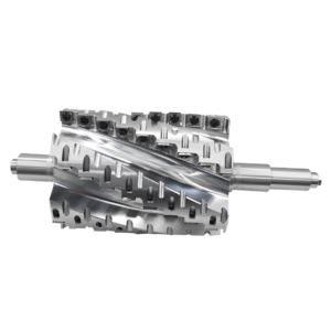 Manufacturer High Quality Timber Customized Panel Sawing Spiral Cutterhead Carpentry Wood Roller Helical Cutter Head