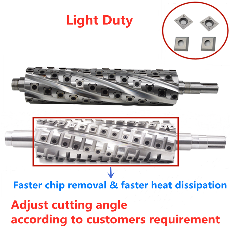 Manufacturer High Quality Timber Customized Panel Sawing Spiral Cutterhead Carpentry Wood Roller Helical Cutter Head 3 Manufacturer High Quality Timber Customized Panel Sawing Spiral Cutterhead Carpentry Wood Roller Helical Cutter Head - Image 3