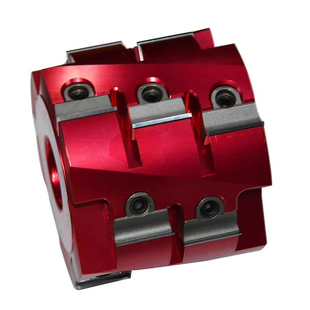 Six Spindle Cutter Head for Tenon Machine Wood Cutting Spiral Helical Head With Carbide Inserts 5 Six Spindle Cutter Head for Tenon Machine Wood Cutting Spiral Helical Head With Carbide Inserts - Image 5