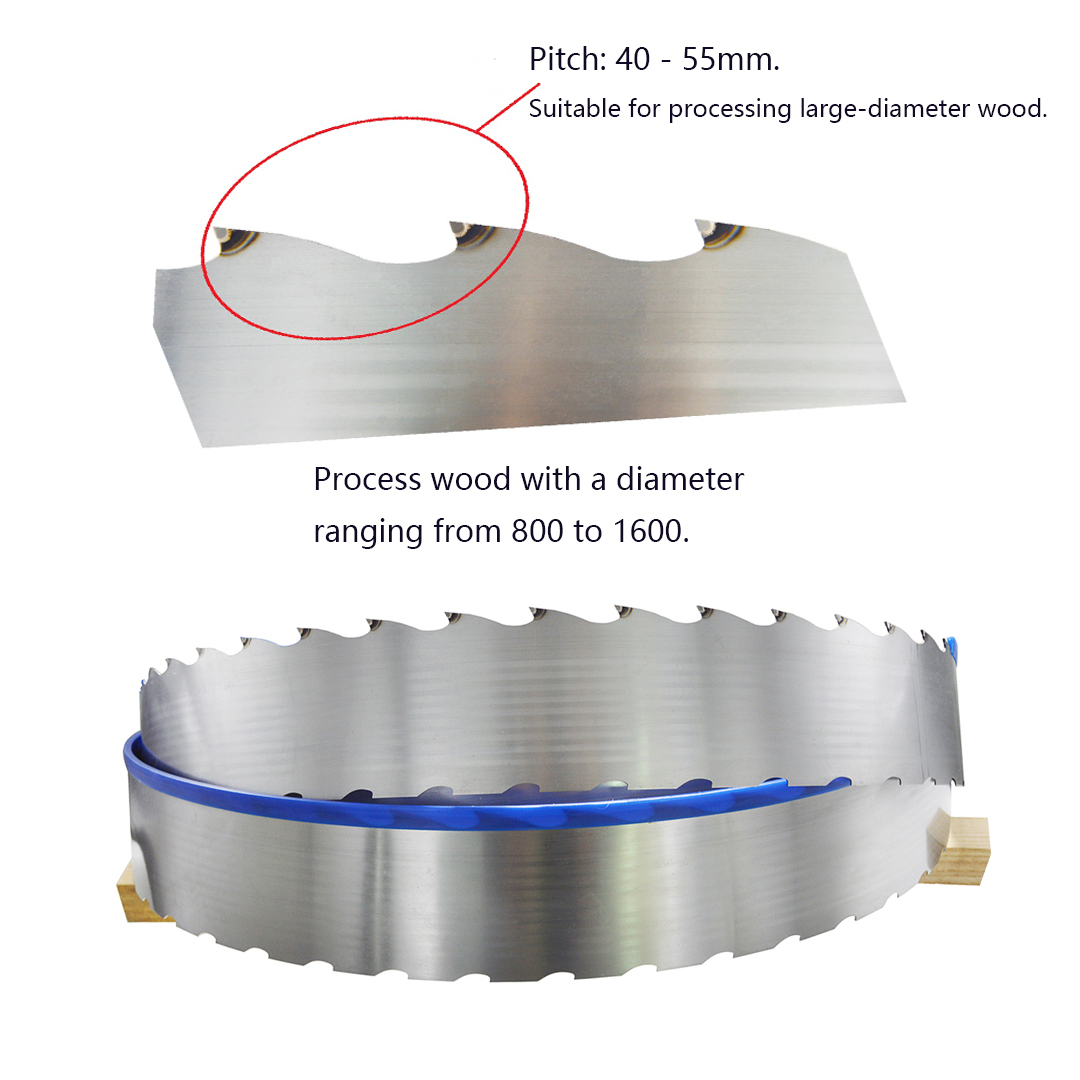 Woodworking Band Saw Blade Wholesale TCT Sawmill Wood Carbide Tungsten T22 T20 T18 Custom Bandsaw for All Types Wood Cutting 2Bild Woodworking Band Saw Blade Wholesale TCT Sawmill Wood Carbide Tungsten T22 T20 T18 Custom Bandsaw for All Types Wood Cutting - Image 2
