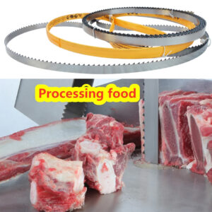Durable Teeth Hardened Band Saw Blade for Cutting Meat, Bones & Frozen Fish | Food Processing Equipment for Butcher Shops